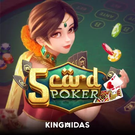 5 Card Poker logo – Table Games by King Midas at 1Redbet