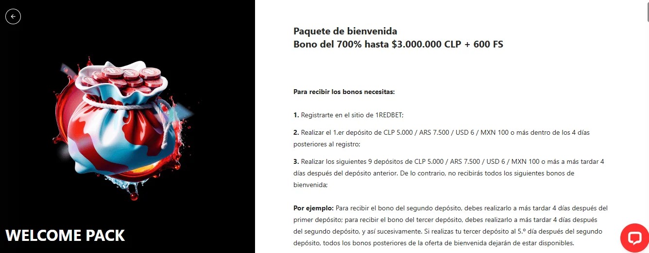 welcome bonus