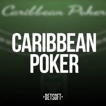 Caribbean Poker online game logo by Betsoft Gaming on 1redbetcasino.bet