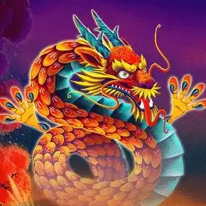 Floating Dragon Megaways slot logo by Pragmatic Play at 1Redbet