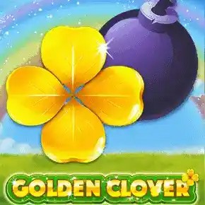 Official Crash Games logo: Golden Clover by Onlyplay at 1Redbet
