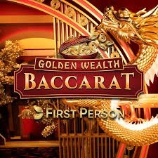 Golden Wealth Baccarat slot visual from Evolution available on 1redbetcasino.bet