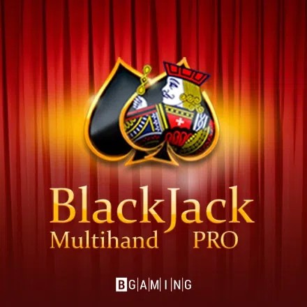 Multihand Blackjack Pro logo by BGAMING 1Redbet