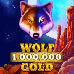 Wolf Gold 1,000,000 slot logo by Pragmatic Play at 1Redbet